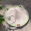 Cuerda de Algodón Tejido Almohadilla de Pata de Gato Bola Alfombrilla Integrada para Dormir Lavable Herramienta para Rascar Almohadilla para Rascar Gatos Herramienta