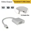 Directo de fábrica hdmi a vga HD sin alimentación hdmi a conector vga TV computadora cable hdmi a vga