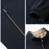 Jaqueta Simples Versátil Primavera e Outono Masculina Pierre Cardin Jaqueta Casual de Negócios para Meia-idade Gola Pai Roupa Masculina