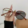 Gafas de Colores Cambiantes Anti-Luz Azul de Moda para Mujer Tendencia Mismo Estilo Xiaohongshu Gafas Decorativas Sin Graduación Marco de Gafas Tr90 Transfronterizo para Hombre