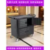 Carrito de Tres Niveles para Catering Carrito de Entrega de Comida Carrito de Recogida de Platos de Dos Niveles Engrosado Carrito Pequeño de Acero Inoxidable 304 Carrito de Servicio Carrito de Comedor de Cantina
