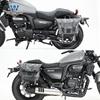 Coche muscle Wolf adecuado para saikelon RA250 bolsa lateral bolsa lateral se puede instalar casco medio casco casco completo con cerradura portaequipajes de liberación rápida