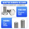 Tornillos de acero inoxidable 304 con doble agujero, cabeza hexagonal exterior, tornillos perforados, tornillo con orificio roscado para alambre, tornillo con orificio de seguridad