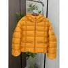 Modelo Nuevo 2026 Chaqueta de Algodón Tijera para Mujer, Abrigo Corto Acolchado, Abrigo de Algodón con Capucha Estilo Coreano, Chaqueta de Algodón Holgada y Cálida