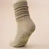 Calcetines Transfronterizos, Calcetines de Puntos, Calcetines Deportivos para Pilates, Calcetines de Piso con Silicona, Calcetines Antideslizantes Xiyin, Calcetines de Tubo Alto