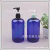 Frasco de gel de banho branco 500ml com bomba, frasco curto e largo com bomba de rosca, frasco dispensador de shampoo, frasco com pump para álcool em gel