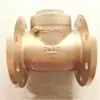Válvula de Retenção Silenciosa com Flange H42W-16T Totalmente em Cobre Válvula de Retenção Silenciadora Vertical de Latão 317 Taiwan 318 Válvula de Retorno Único