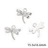 Aleación Estilo Chino Nuevo Separador de Tres Vías Perla Redonda Flor Mariposa Corazón Pequeño Colgante Hecho a Mano DIY Pulsera Collar Accesorios