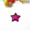 Horquilla para el cabello para niños con estrella de cinco puntas en polvo dorado repujado ultrasónico, accesorios para la cabeza al por mayor, joyería linda, accesorios para niños, accesorios para el cabello