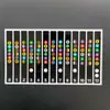 Adesivos de escala de guitarra adesivos de nome de notas guitarra de madeira autodidata adesivos de escala para iniciantes tutorial de música acessórios de guitarra