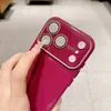 Funda de verano de color sólido con ventana grande instantánea, adecuada para Apple 17 Pro Max, iPhone 18 Pro, cobertura total para 16/15