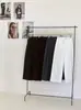 Calça Casual de Algodão Tencel Lyocell para Mulheres, Cintura Elástica, Solta, Emagrecimento, Perna Larga Reta, Versátil 02618