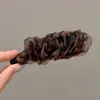 Pinza Banana Grande para Cabello Grueso, Pinza para Cola de Caballo, Pasador para la Parte Trasera de la Cabeza para Añadir Volumen, Pinza Retorcida, Accesorio para el Cabello Pinza de Garra Estilo Coreano