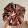 Elástico de Cabelo de Intestino de Porco Outono e Inverno Novo Estilo Faixa de Cabelo Mesmo Estilo de Xuyan Acessório de Cabelo Retrô Moda Estilo Coreano Corda de Cabelo para Rabo de Cavalo