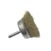 Escova de Aço com Haste de 6mm com Cabo, Cabeça de Escova de Aço Elétrica para Moagem para Limpeza de Metal, Remoção de Ferrugem e Polimento, Cabeça de Escova Elétrica Estilo Caneta em T