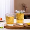 Taza Vintage en Relieve de Celebridad de Internet Phnom Penh Girasol Vaso de Vidrio Vaso para Agua Vaso para Bebidas Frías de Restaurante Vaso para Jugo Vaso con Patrón de Glaciar