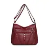 Bolso para mujer de mediana edad, bolso de madre, nuevo modelo 2026, bolso suave de cuero para hombro y cruzado, bolso para suegra y mujer de mediana edad/madre