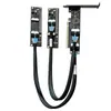 Requer Raid PCI-E na placa-mãe para usar cabo de extensão de interface MCIO 8i adaptador/placa divisora PCIe 5.0 placa de vídeo