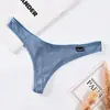 Calcinhas Triângulo Femininas, Roupa Íntima Tanga Estilo Europeu e Americano de Comércio Exterior, Calcinhas de Algodão Sexy de Cintura Baixa, Calcinhas Triângulo com Fenda Alta Atacado