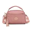 Bolsa Feminina Nova Outono e Inverno Moda de Comércio Exterior Bolsa de Ombro Multicamadas Feminina Transversal com Franja Coração Duplo Versátil Bolsa de Mão para o Dia a Dia