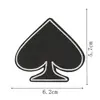 Pegatinas de Tela Lightning Nuevas Transfronterizas Sellos Bordados por Computadora Cartas de Póker Ropa con Diamantes Calcomanías de Moda Versátiles