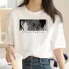 Transfronterizo Aliexpress Anime Japonés Ataque a los Titanes Estampado Gráfico Harajuku Camiseta Moda Casual Manga Corta Tallas Plus
