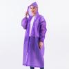 Impermeable de una pieza para adultos, impermeable de viaje para exteriores, portátil, transparente, grueso, cómodo, no desechable.