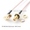 Adaptador SMA macho llave en mano con anillo impermeable, coaxial, radiofrecuencia, conexión positiva, conexión inversa, alimentador RG316 de 15 cm