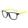 2025 Nuevas Gafas para Niños de Alta Definición Anti Luz Azul Lentes Planos Monturas de Silicona de Moda para Niños y Niñas F891