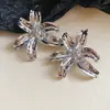 Pendientes Colgantes Ovalados de Circonita Transfronterizos Europeos y Americanos, Moda Retro, Temperamento Exquisito, Lujo Ligero, Pendientes de Alta Gama