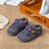 Zapatos Birkenstock de Borlas para Niñas Otoño 2025 Nuevos Zapatos Infantiles Estilo Coreano Retro con Perlas Zapatos Casuales para Niñas