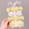 Presilhas de Cabelo Infantis Coreanas Acessórios de Cabelo para Meninas Princesas Presilhas de Cabelo de Rede para Meninas Fofas Presilhas de Cabelo para Bebês Que Não Danificam o Cabelo