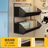 Estante de almacenamiento de pared, no requiere taladro, estante de almacenamiento para litera inferior de dormitorio, organizador de almacenamiento de pared para armario lateral