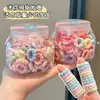 Elástico de Cabelo Infantil com Rosca, Alta Elasticidade, Prendedor de Cabelo, Prendedor Pequeno de Cabelo, Prendedor de Cabelo para Bebê, Elástico Pequeno que Não Machuca o Cabelo