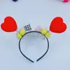 Ponto cênico tiara de coração vermelho grampo de cabelo de coração vermelho amor fabricantes vendem artefato fofo grampo de cabelo de coração de pêssego atacado empurrar pequenos presentes