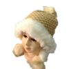 Sombrero de Invierno Nuevo para Niños Sombrero de Perro Sombrero de Conejo Sombrero de Orejas Sombrero de Lana Tejido para Niños Cálido Lindo a Prueba de Frío