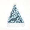Decoraciones navideñas transfronterizas de alta gama de terciopelo dorado con lentejuelas, sombrero de Papá Noel, sombrero de fiesta para bailar
