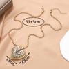 Collares con colgantes de amor literario de venta caliente transfronteriza europea y americana que se pueden abrir para poner fotos, collares nicho al por mayor para damas, collares de corazón de durazno