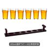 Caneca de cerveja artesanal, caneca de degustação, taverna, caneca de bebida de pequena capacidade, caneca de degustação de bar, suporte criativo para vinho de mão, porta-copos de madeira