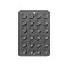 Conjunto de 24 peças de suportes adesivos universais para celular, com ventosas de silicone quadradas, multifuncionais e antiderrapantes, sem necessidade de furos, prontos para uso pelo fabricante.