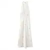 Vestido Midi Elegante de Satén de Seda con Cuello Halter para Mujer, Estilo Europeo y Americano Transfronterizo, Nueva Moda 2026 2742306