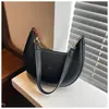 Bolsa de Hombro de Moda Nueva Verano 2025 Bolso Sencillo de Media Luna Bolso para Viajar Bolso de Personalidad Francesa Bajo el Brazo para Mujer