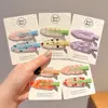 Pinzas para el pelo de frutas de dibujos animados para niñas pequeñas, Pasadores para flequillo delantero, Pinzas Bb para niños, Pinzas laterales para bebé, Diseño sin costuras