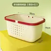 Cesta de banho de silicone cesta de lavagem portátil banheiro plástico Lavagem de armazenamento cesto dreno cesta de banho cesta de banho
