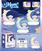 Lámpara de Mesa Luna Barco Luz para Dormir en Recámara Luz Nocturna para Bebé Niños Lámpara LED de Mesita de Noche para Niñas