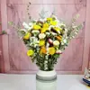 Buquê de Flores Secas Gipsofila Flor Real Decoração de Sala de Estar Algodão da Floresta Vagem de Lótus Pinha Enfeites Decorativos Estilo Natural de Yunnan