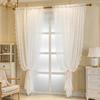 Amazon Transfronterizo Fábrica Venta al por Mayor Encaje Tejido por Urdimbre Cortina de Ventana Cortina Sala de Estar Balcón Dormitorio Comedor Estudio Productos Terminados