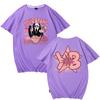 Camiseta de comercio exterior transfronterizo Harajuku YOURBYAND algodón manga corta moda gráfica camiseta cuello redondo