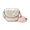 Exquisito Minibolso 2026 Nuevo Color de Moda Bloque de Color Bolso Cruzado Versátil para Mujer con Billetera para Monedas y Estuche para Lápiz Labial