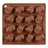 Formas de silicone para chocolate clássicas e populares, um conjunto de múltiplas formas para confeitaria caseira, formas para sobremesas francesas, atacado
